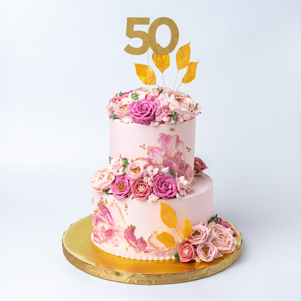 Custom Cake — Two Tier