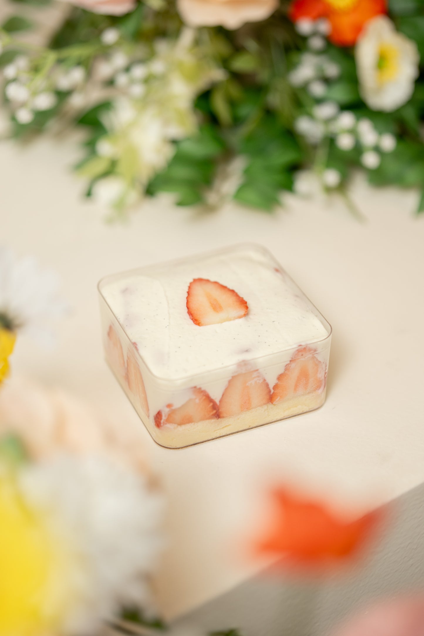 Strawberry Mascarpone Cake