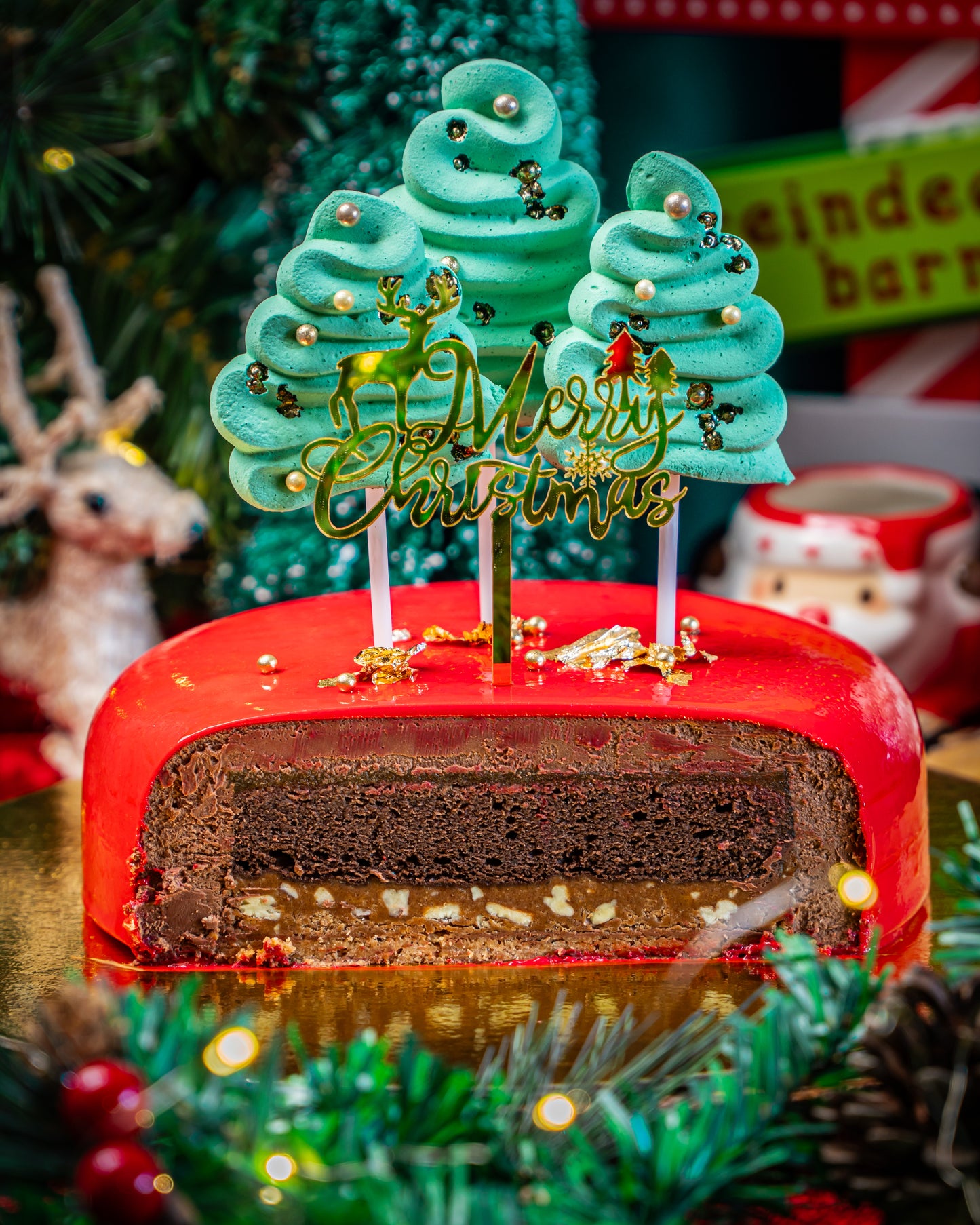 Chocolate Passionfruit Mousse Cake