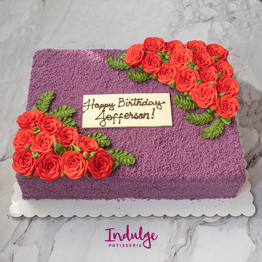 Ube Cake (12 by 16 inches Rectangle)