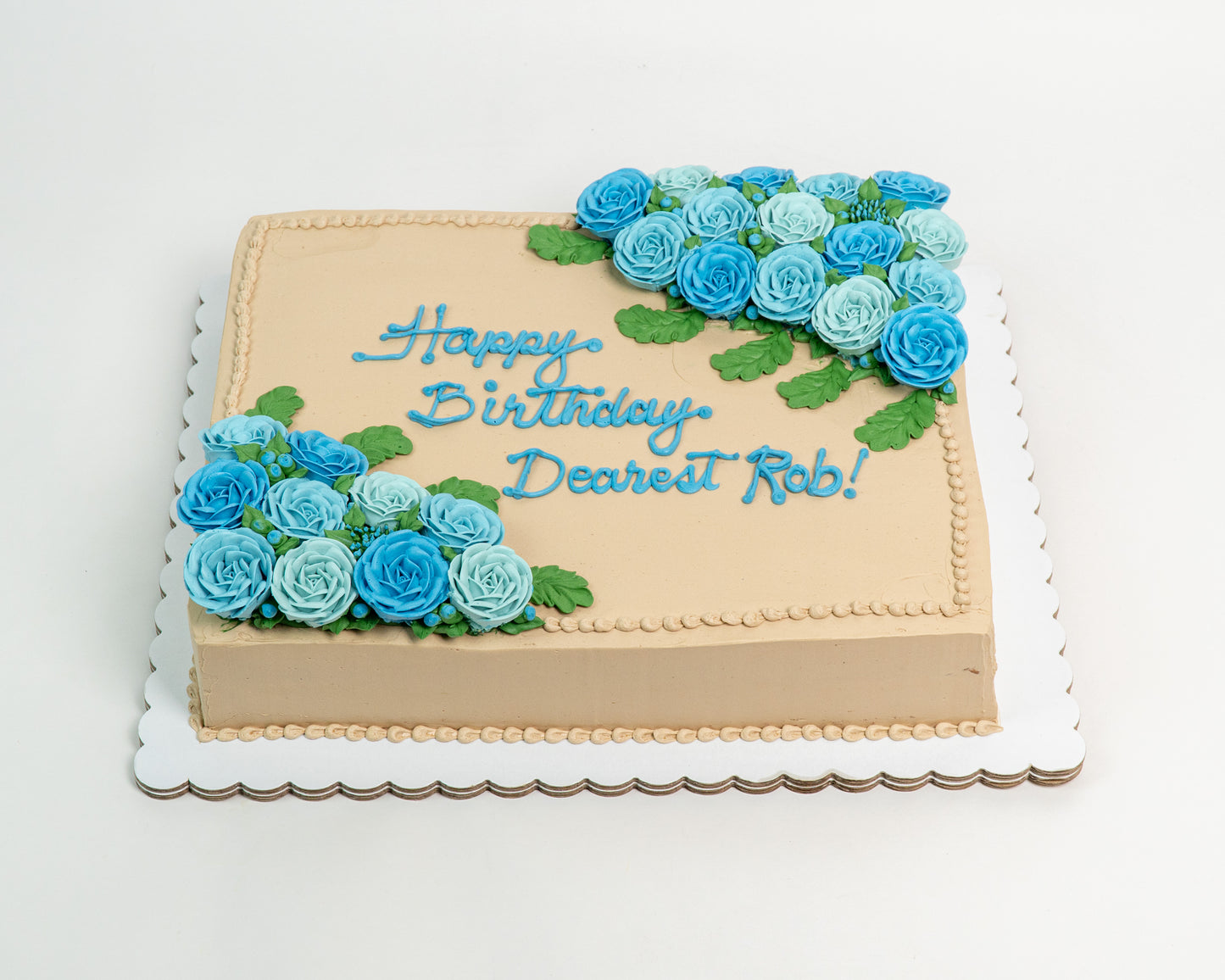Mocha Caramel Cake (12 by 16 inches Rectangle)