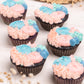 Chico Gender Reveal Cupcakes