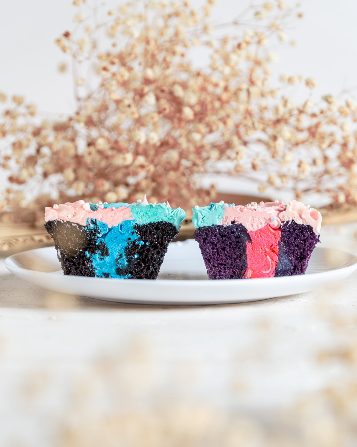 Chico Gender Reveal Cupcakes