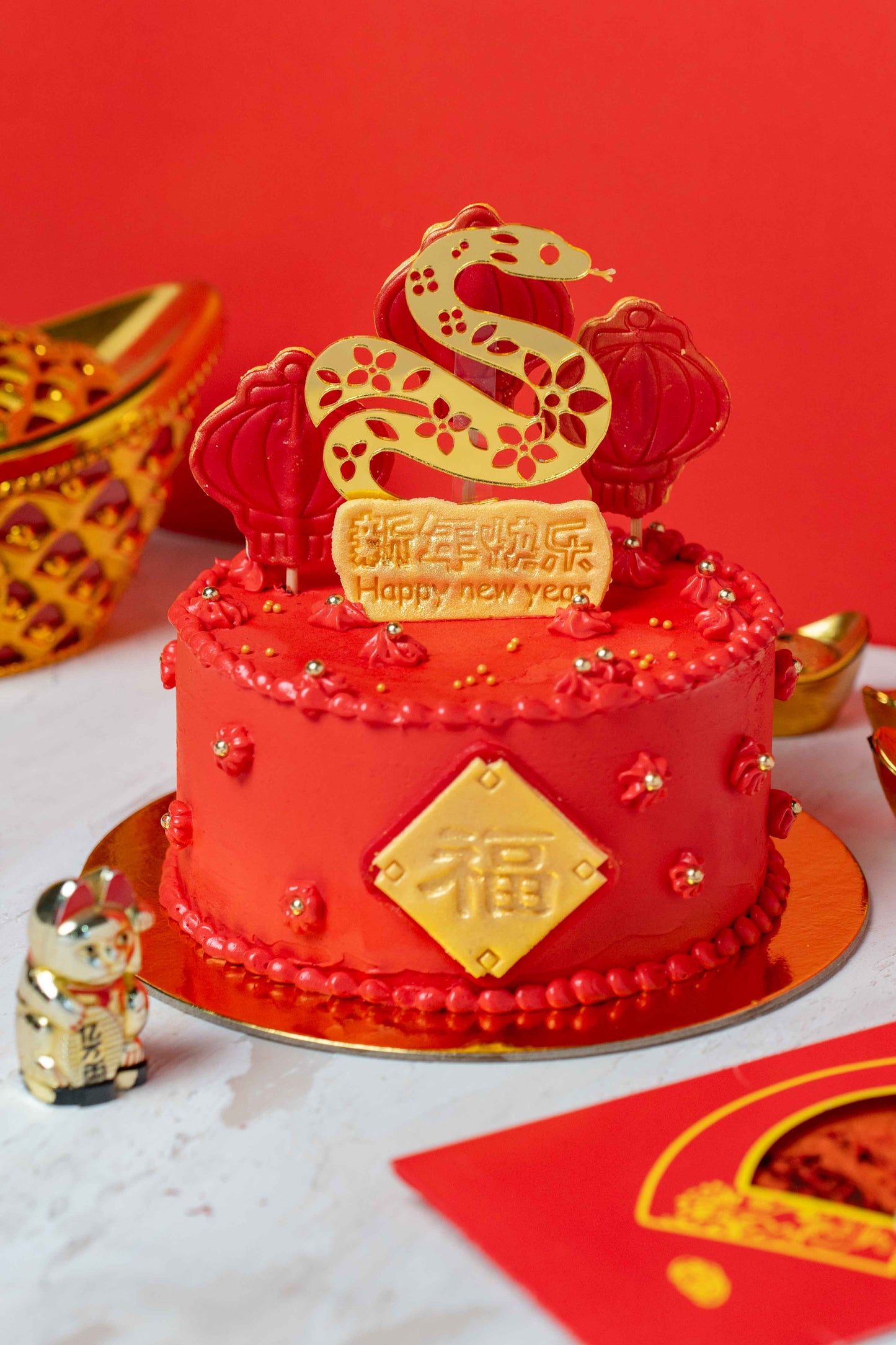 Snake Chinese New Year Cake