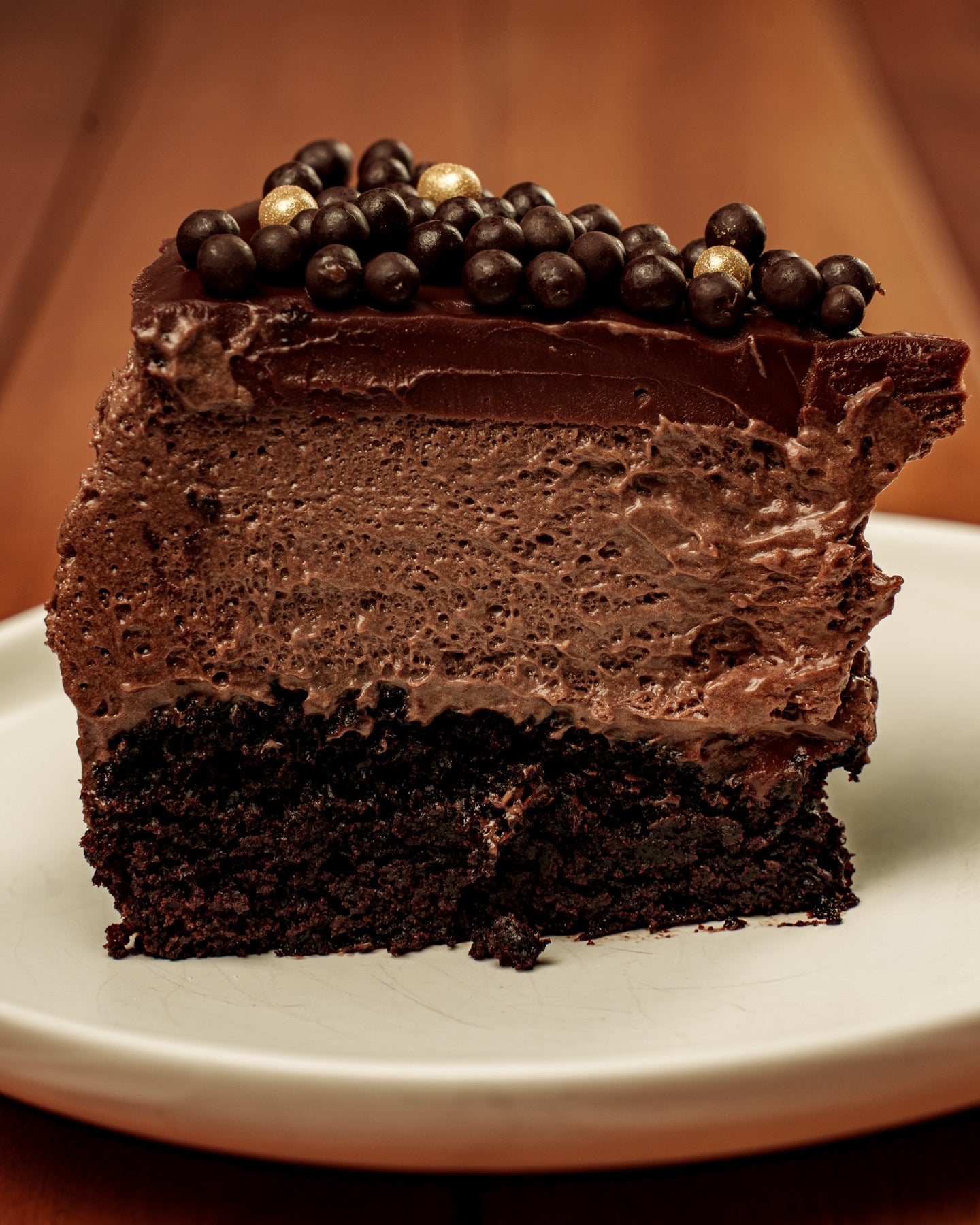 Chocolate Caviar Cake