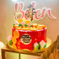 Chinese Birthday Cake - Chinese Long Life Peaches/Gold Ingots, Bars and Coins