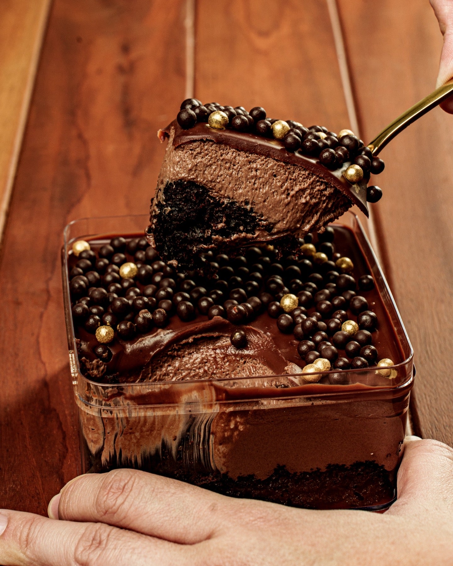 Chocolate Caviar Cake