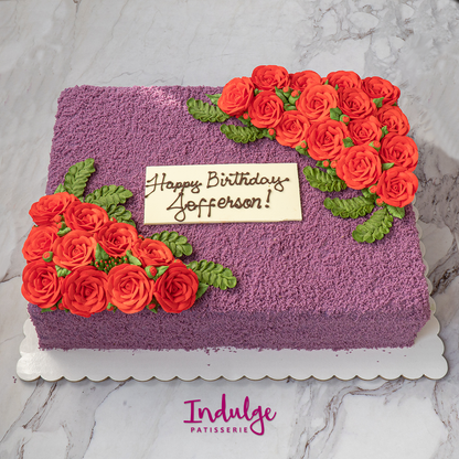 Ube Cake (12 by 16 inches Rectangle)
