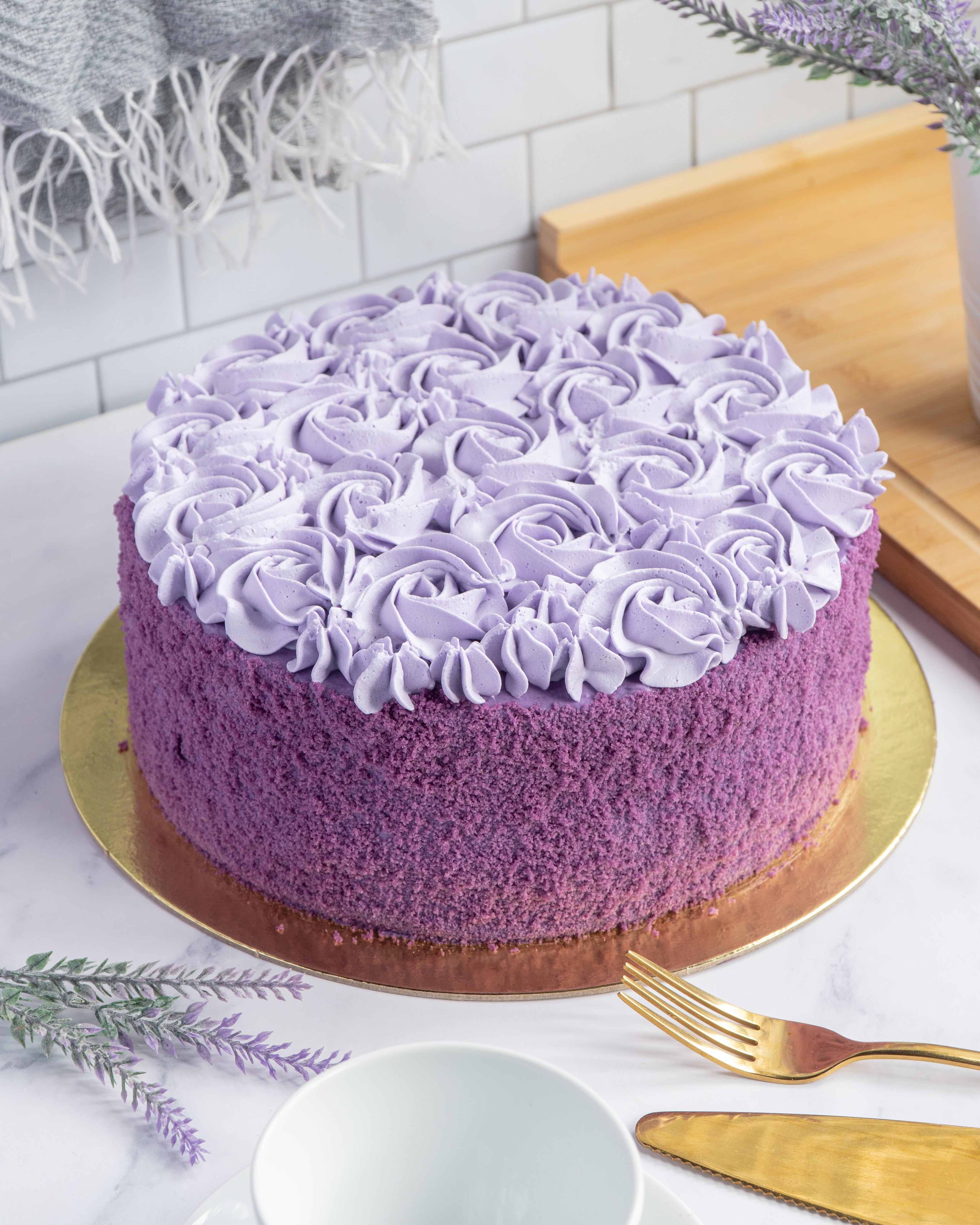 Buttery and Tender Ube Pound Cake - Cooking Therapy