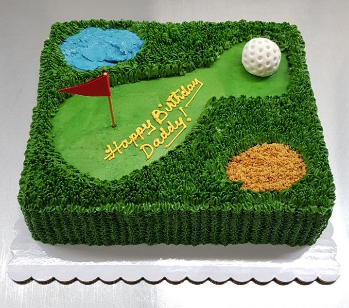 John's 60th Golf Themed Birthday Cake – Blue Sheep Bake Shop