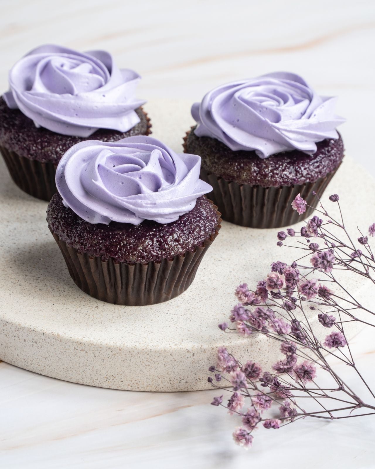 Ube Cupcakes