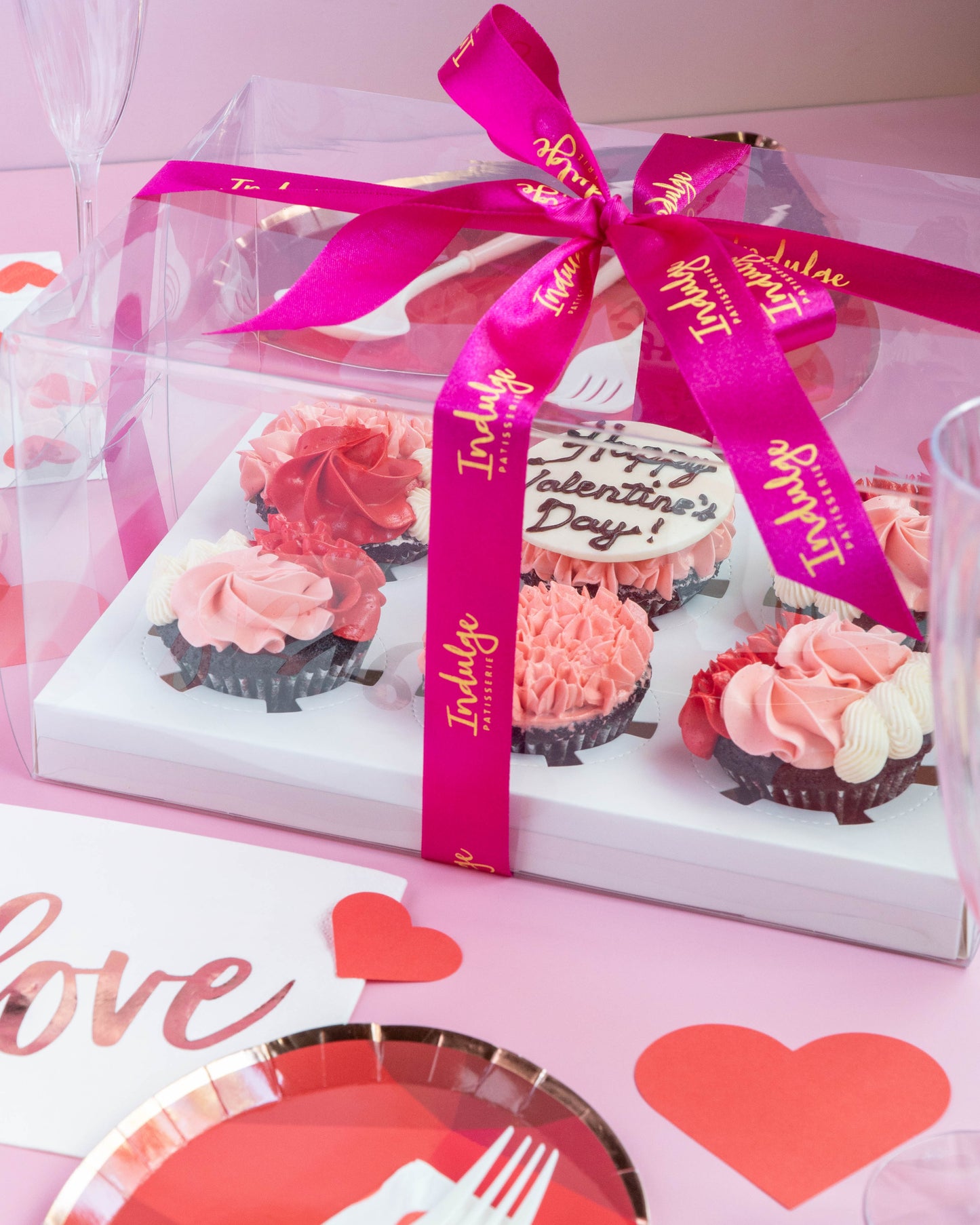 Sweet Valentine Chocolate Cupcakes