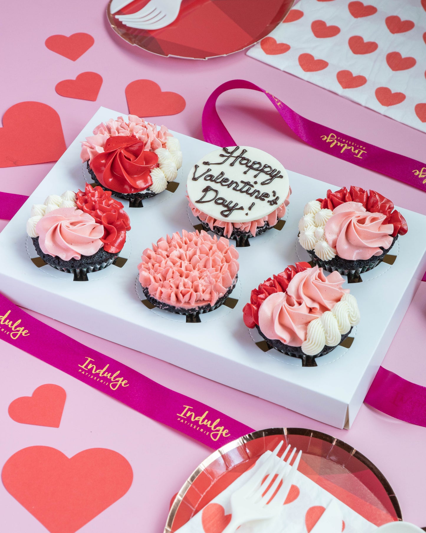 Sweet Valentine Chocolate Cupcakes