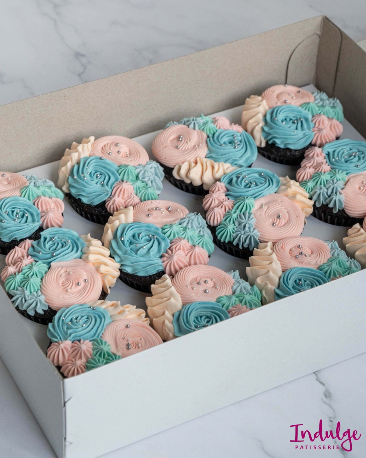 Chico Gender Reveal Cupcakes